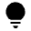 Lightbulb Fill Icon from Rounded Fill - Material Symbols Set