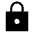 Lock Fill Icon from Sharp Fill - Material Symbols Set