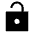 Lock Open Fill Icon from Sharp Fill - Material Symbols Set