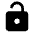 Lock Open Fill Icon from Rounded Fill - Material Pro Set