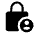 Lock Person Fill Icon from Rounded Fill - Material Symbols Set