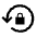Lock Reset Icon from Sharp Line - Material Symbols Set