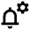 Notification Setting Gear Icon from Sharp Line - Material Pro Set