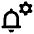 Notification Setting Gear Icon from Rounded Line - Material Pro Set