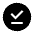 Offline Pin Fill Icon from Sharp Fill - Material Symbols Set