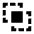 Pathfinder Intersect Fill Icon from Sharp Fill - Material Pro Set