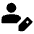 Person Edit Fill Icon from Rounded Fill - Material Pro Set