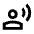 Record Voice Over Icon from Sharp Line - Material Pro Set