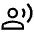 Record Voice Over Icon from Outlined Line - Material Symbols Set