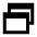 Select Window Fill Icon from Sharp Fill - Material Pro Set