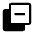 Shadow Minus Icon from Outlined Line - Material Symbols Set