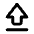 Shift Lock Icon from Rounded Line - Material Pro Set