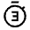 Timer 3 Alt 1 Icon from Sharp Line - Material Symbols Set