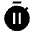 Timer Pause Fill Icon from Outlined Fill - Material Symbols Set