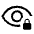 Visibility Lock Icon from Outlined Line - Material Symbols Set