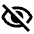 Visibility Off Icon from Sharp Line - Material Pro Free Set