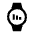 Watch Screentime Fill Icon from Outlined Fill - Material Symbols Set