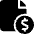 Common File Cash Icon from Ultimate Bold Set