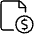 Common File Cash Icon from Ultimate Light Set
