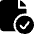 Common File Check Icon from Ultimate Bold Set
