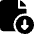 Common File Download Icon from Ultimate Bold Set