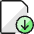 Common File Download Icon from Ultimate Colors Set