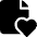 Common File Heart Icon from Ultimate Bold Set