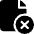 Common File Remove Icon from Ultimate Bold Set