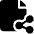 Common File Share Icon from Ultimate Bold Set