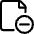 Common File Subtract Icon from Ultimate Regular Set