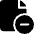 Common File Subtract Icon from Ultimate Bold Set