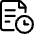 Common File Text Clock Icon from Ultimate Regular Set