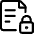 Common File Text Lock Icon from Ultimate Regular Set