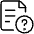 Common File Text Question Icon from Ultimate Light Set