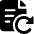 Common File Text Refresh Icon from Ultimate Bold Set