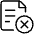 Common File Text Remove Icon from Ultimate Light Set