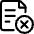 Common File Text Remove Icon from Ultimate Regular Set