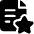 Common File Text Star Icon from Ultimate Bold Set
