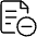 Common File Text Subtract Icon from Ultimate Light Set