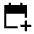 Calendar Add On Fill Icon from Sharp Fill - Material Symbols Set