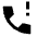 Call Alert Fill Icon from Sharp Fill - Material Pro Set