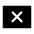 Cancel Presentation Fill Icon from Sharp Fill - Material Symbols Set