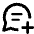 Chat Add On Alt Icon from Rounded Line - Material Pro Set