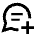 Chat Add On Alt Icon from Outlined Line - Material Pro Set