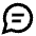 Chat Alt Icon from Sharp Line - Material Pro Set