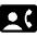 Contact Phone Fill Icon from Outlined Fill - Material Symbols Set