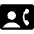 Contact Phone Fill Icon from Rounded Fill - Material Symbols Set