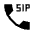 Dialer Sip Fill Icon from Sharp Fill - Material Symbols Set