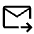 Forward To Inbox Icon from Outlined Line - Material Symbols Set
