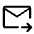 Forward To Inbox Icon from Rounded Line - Material Symbols Set